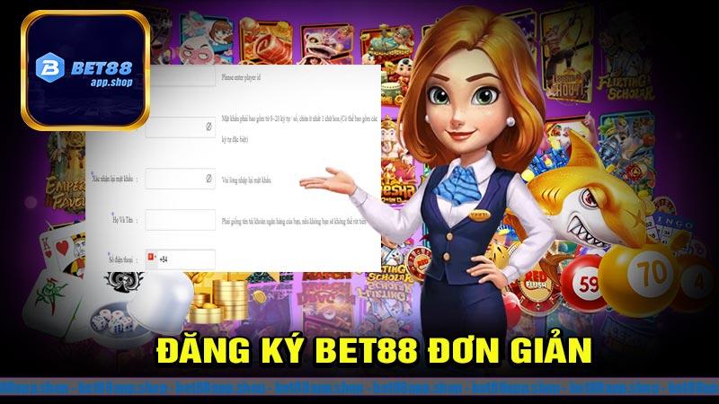 Đăng ký Bet88 đơn giản