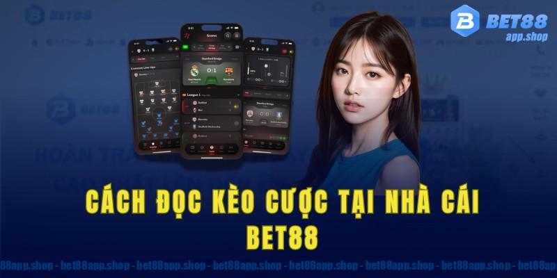 Cách đọc kèo cược Bet88 bóng đá